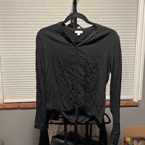 Black small Splendid tie shirt